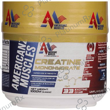 Americanz Muscles Creatine Monohydrate Powder Unflavored