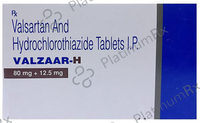 Valzaar H 12.5/80mg Tablet 15s
