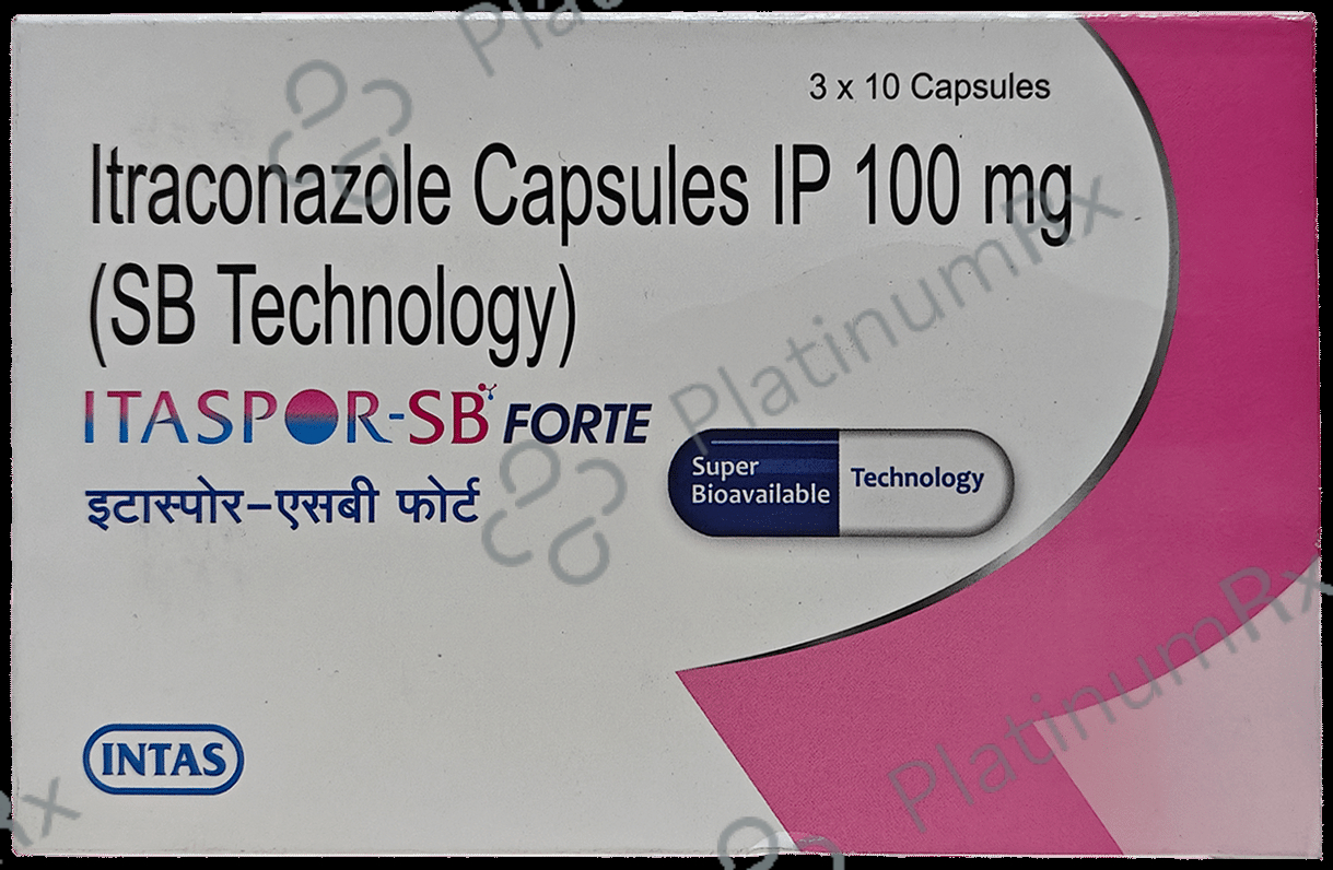 Itaspor SB Forte 100mg Capsule 10s