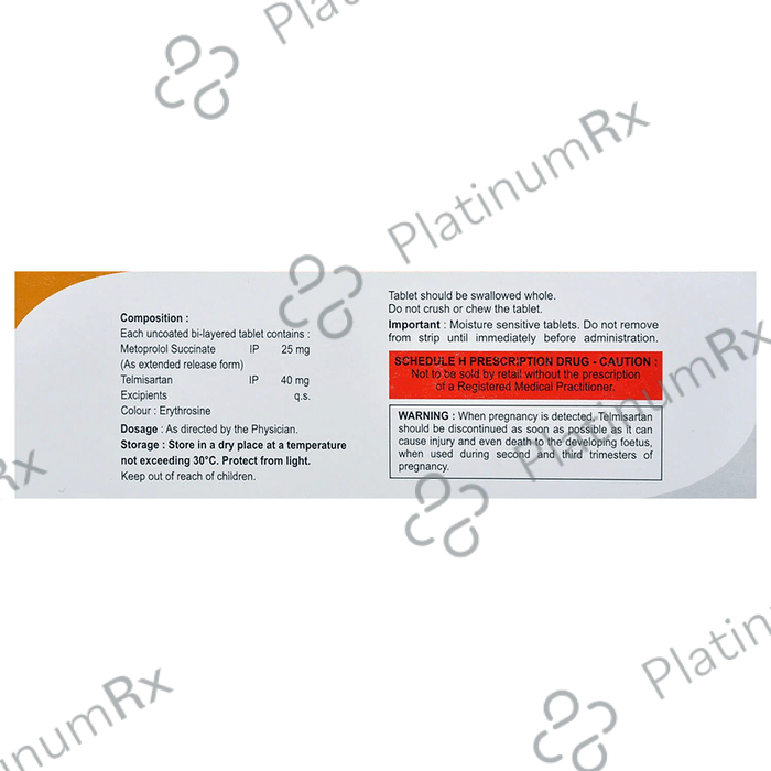 Inditel MX 40 mg/25 mg Tablet