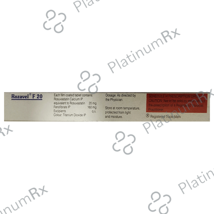 Rozavel F 160/20mg Tablet 10s