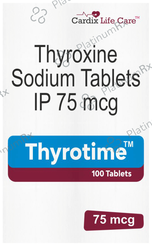 Thyrotime 75mcg Tablet