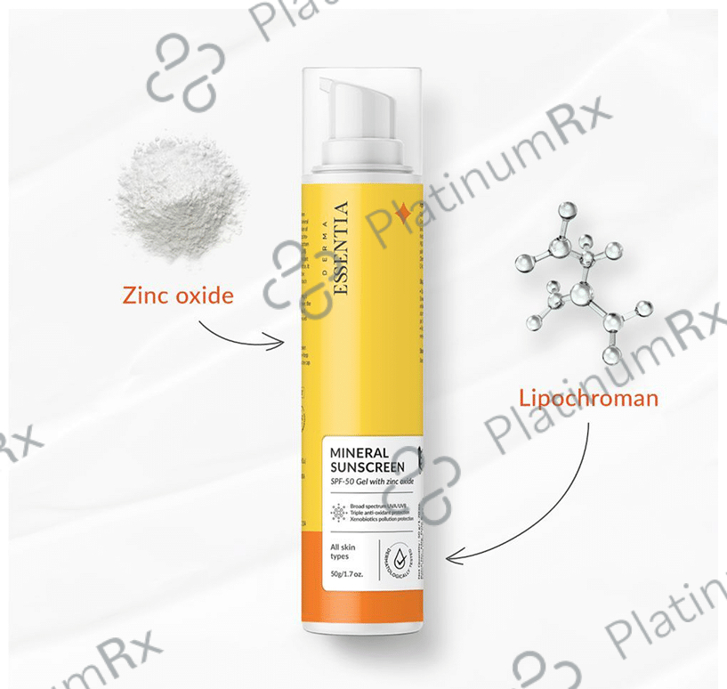 Derma Essentia Mineral Sunscreen SPF 50 Gel with Zinc Oxide