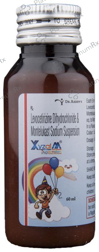 Xyzal M 2.5/4mg Suspension 60ml
