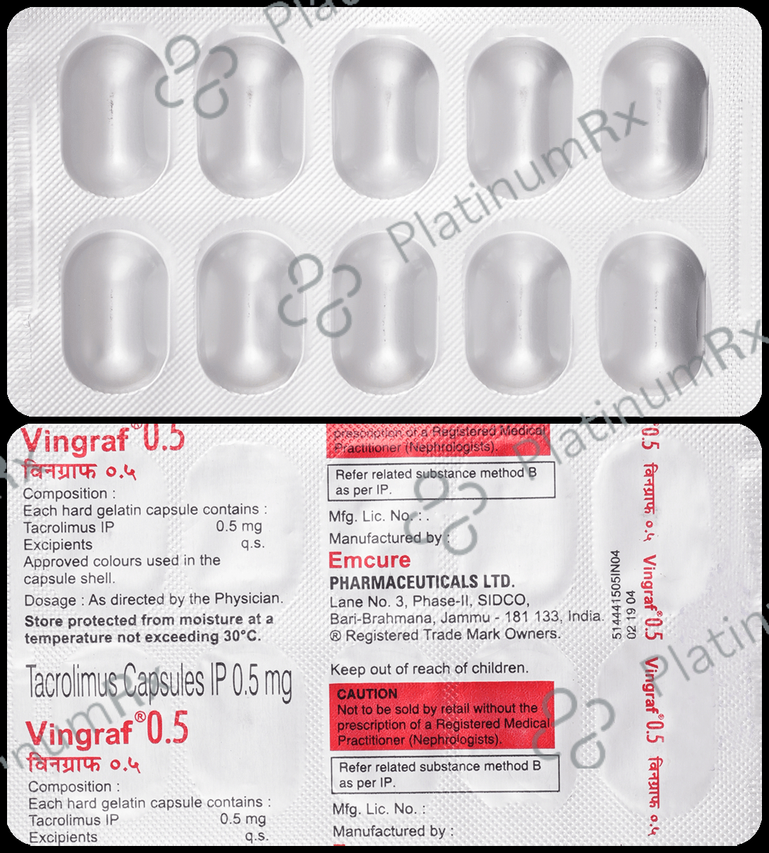 Vingraf 0.5 Capsule