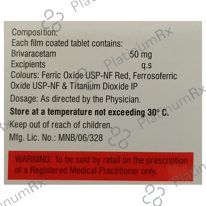 Brivgard 50mg Tablet 10s