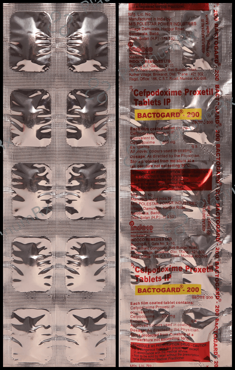 Bactogard 200mg Tablet 10s