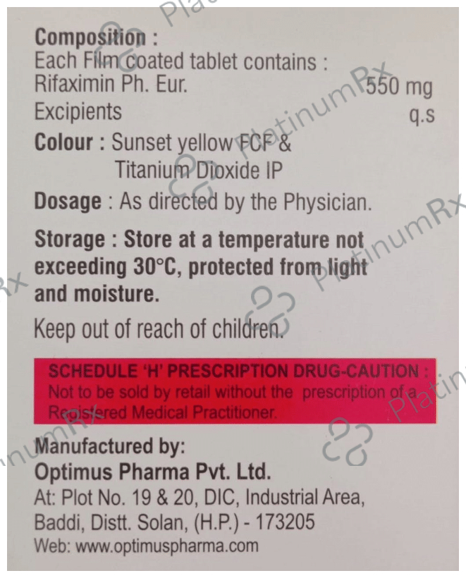 Xifatre 550 Tablet