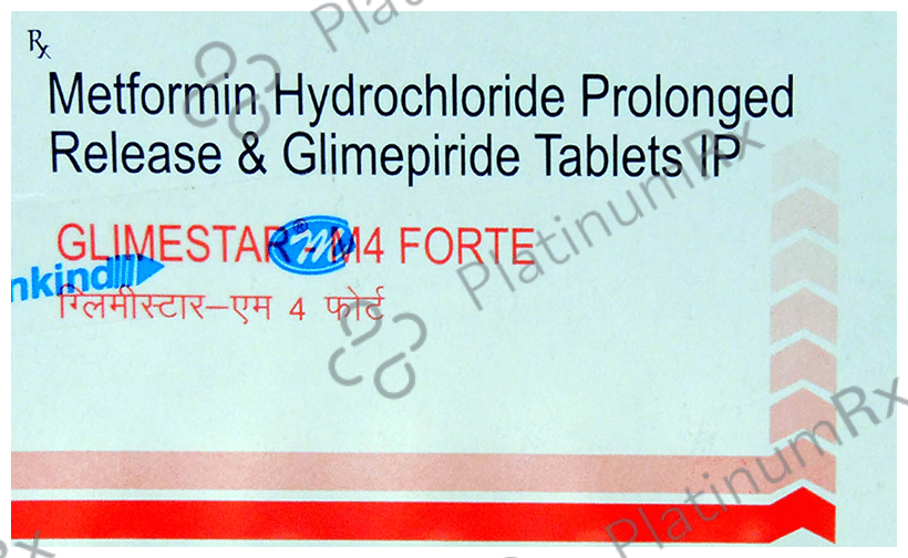 Glimestar M4 Forte 4/1000mg Tablet PR 10s