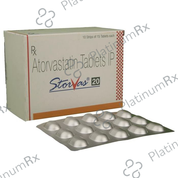 Storvas 20mg Tablet 15s