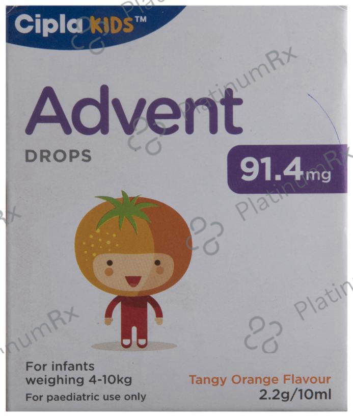 Advent 91.4mg Tangy orange Drops 10ml
