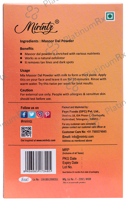 Mirintz Masoor Dal Powder