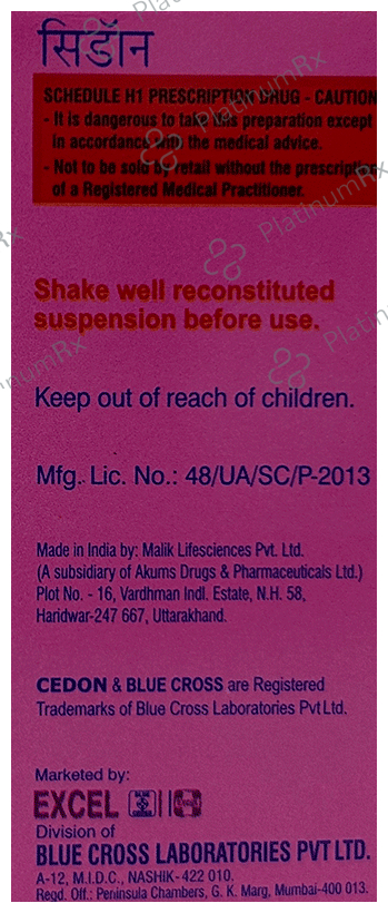 Cedon 50mg Drops