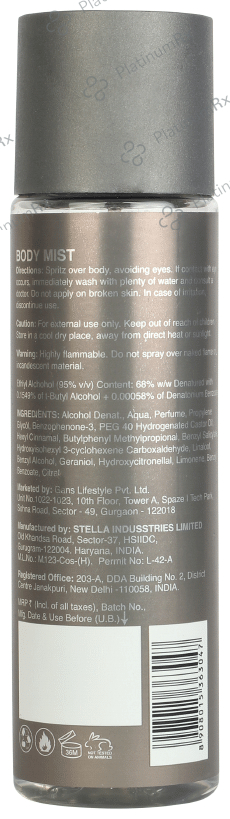 Gans Lets Walk Sports Body Mist Spray