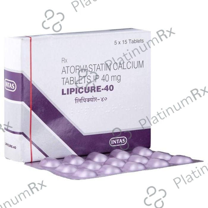 Lipicure 40mg Tablet 15s