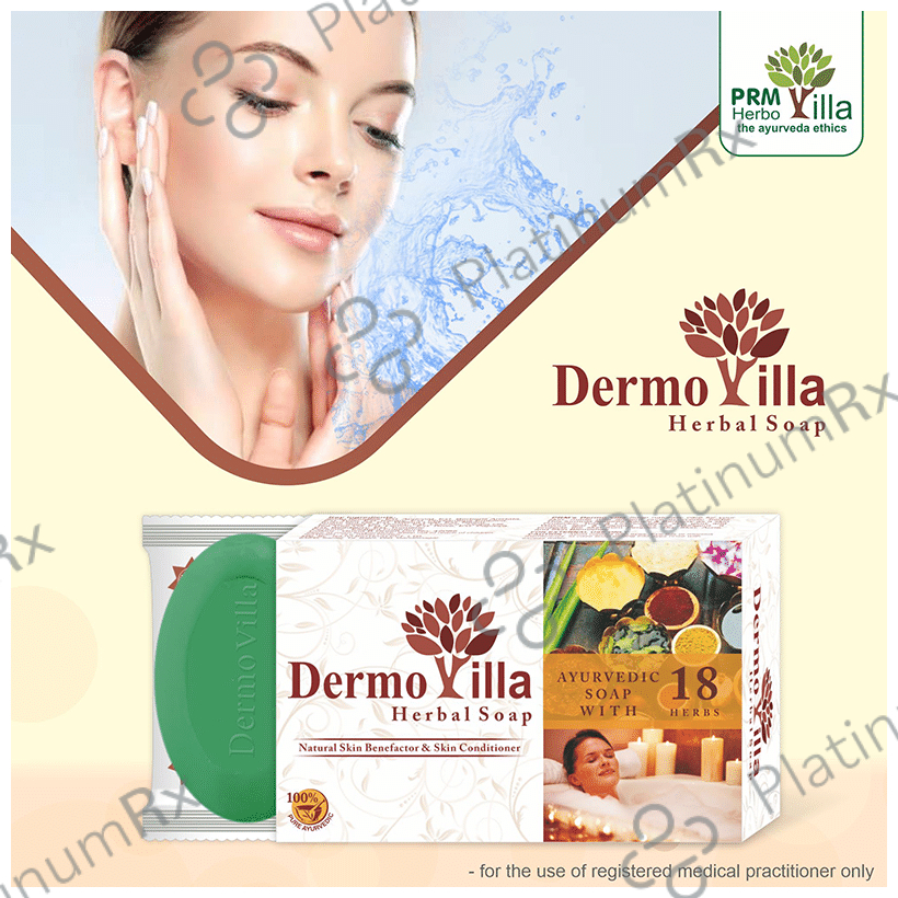 Dermo Villa Herbal Soap (75gm Each)