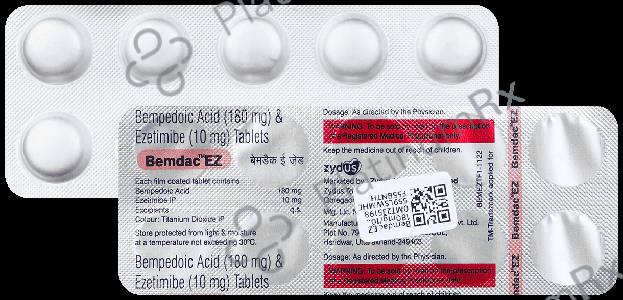 Bemdac EZ 180/10mg Tablet 10s