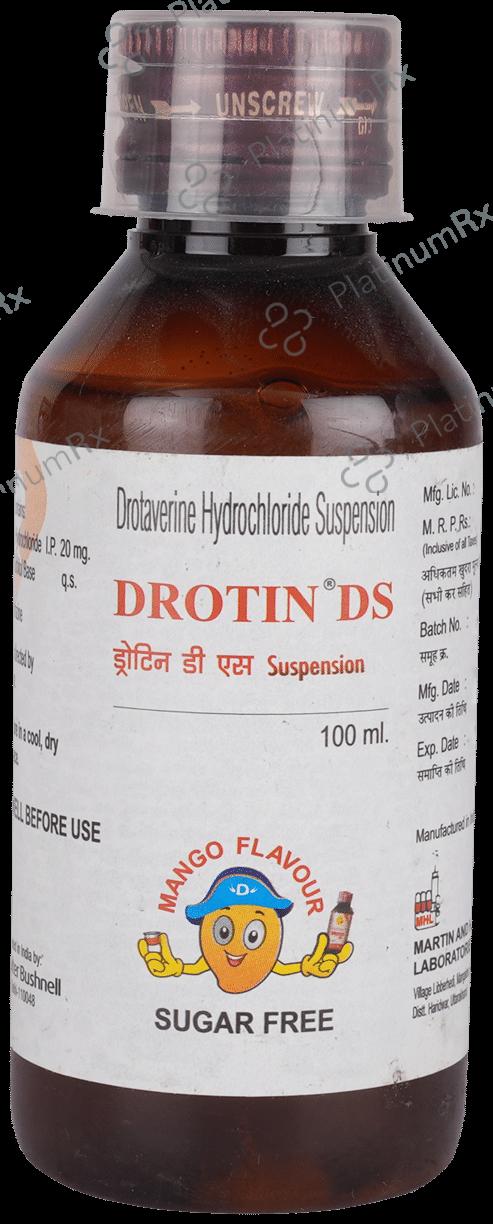 Drotin DS 20mg Oral Suspension 100ml