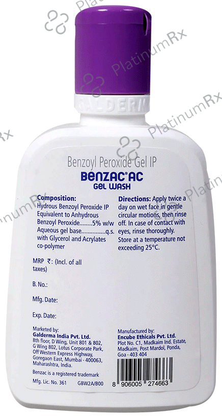Benzac AC 2% Gel Wash 100ml