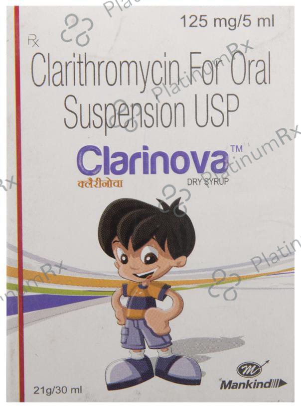 Clarinova 125mg Dry Syrup 30ml