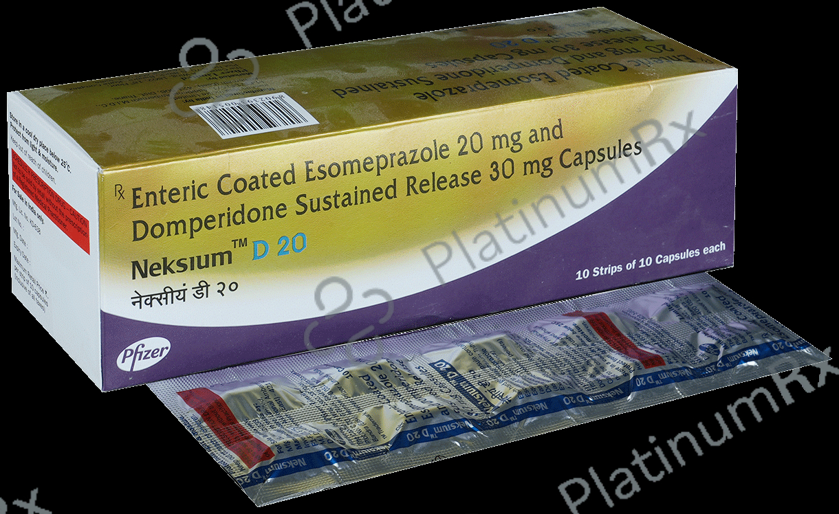 Neksium D 20 Capsule SR 10 Capsule SR
