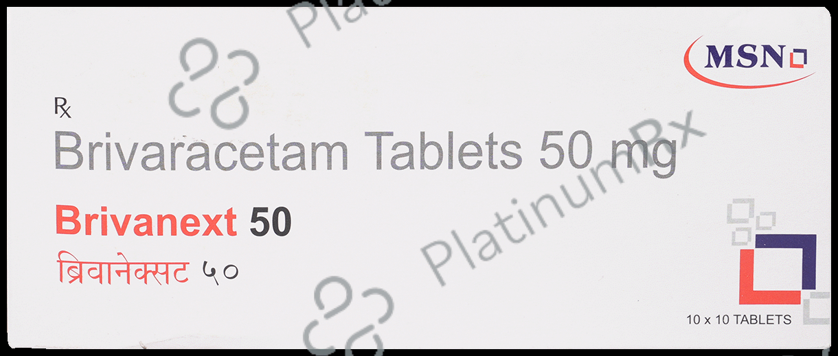 Brivanext 50mg Tablet 10s