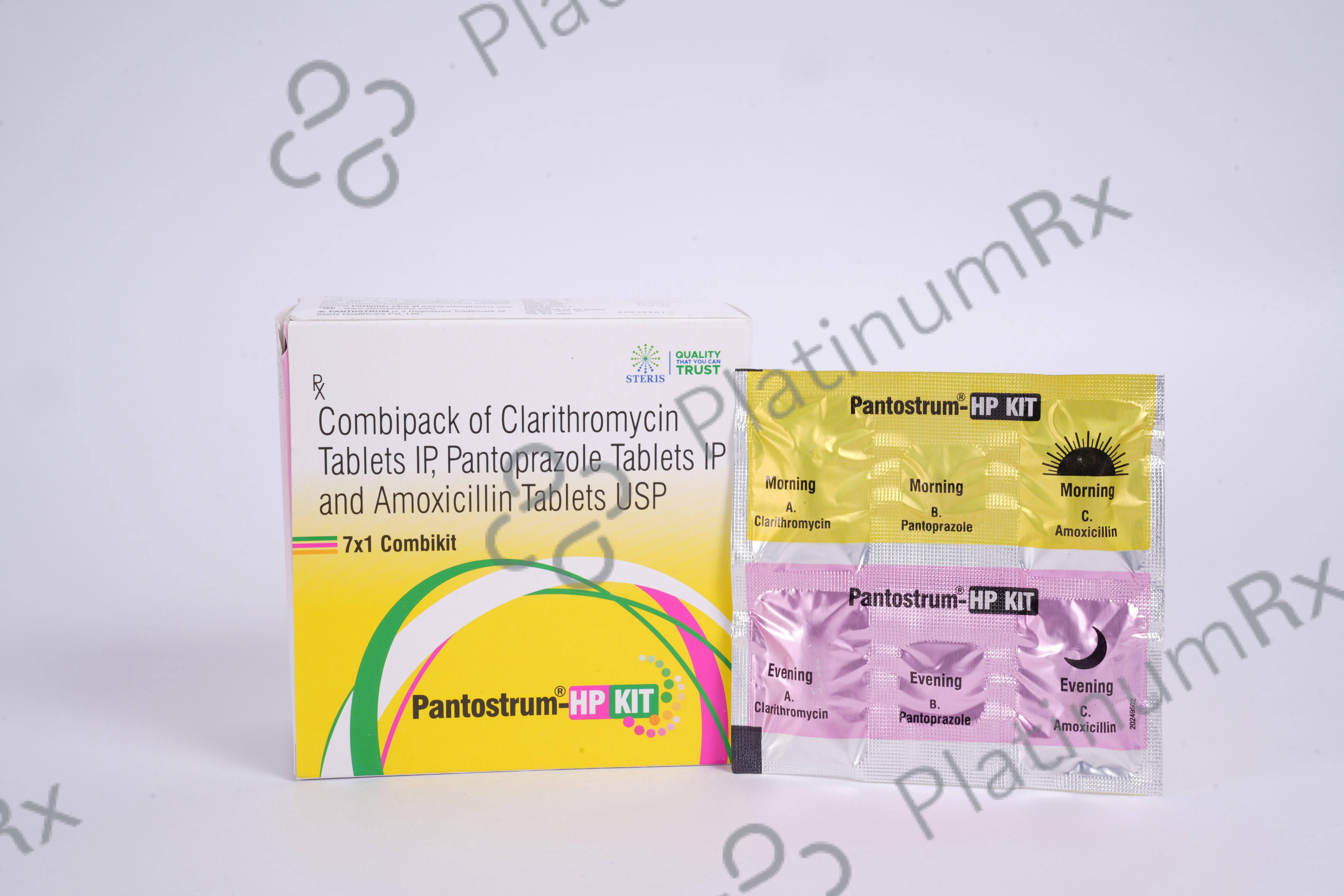 Pantostrum HP Kit 750/40/500mg Tablet 6s