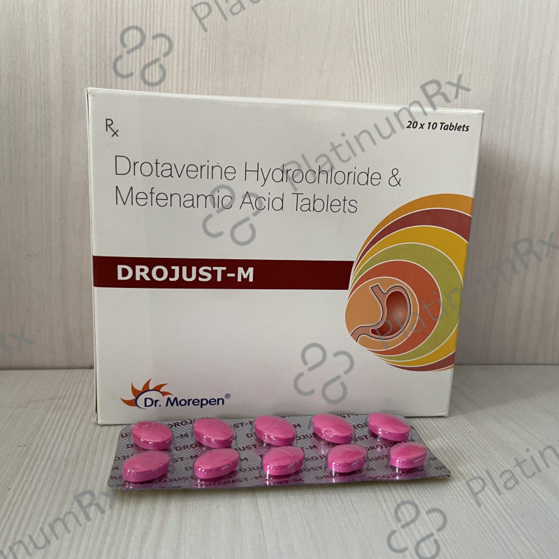 Drojust M 80mg/250mg Tab 10s