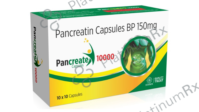 Steriss Pancryatin 10000 Cap 10s