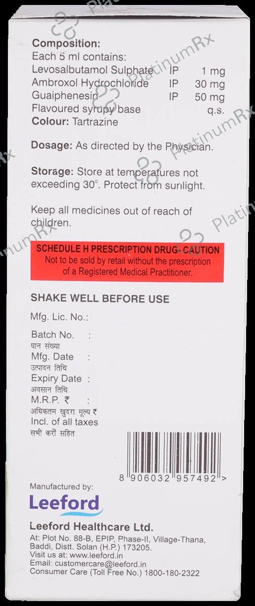 Amrox LS Expectorant 100ml
