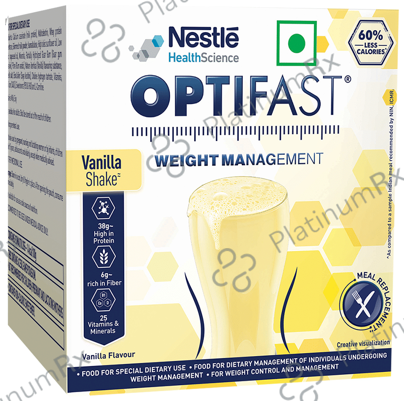 Nestle Optifast Weight Management Shake (50gm Each) Vanilla Shake