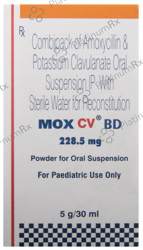 Mox CV BD 228.5mg Powder for Oral Suspension 30ml