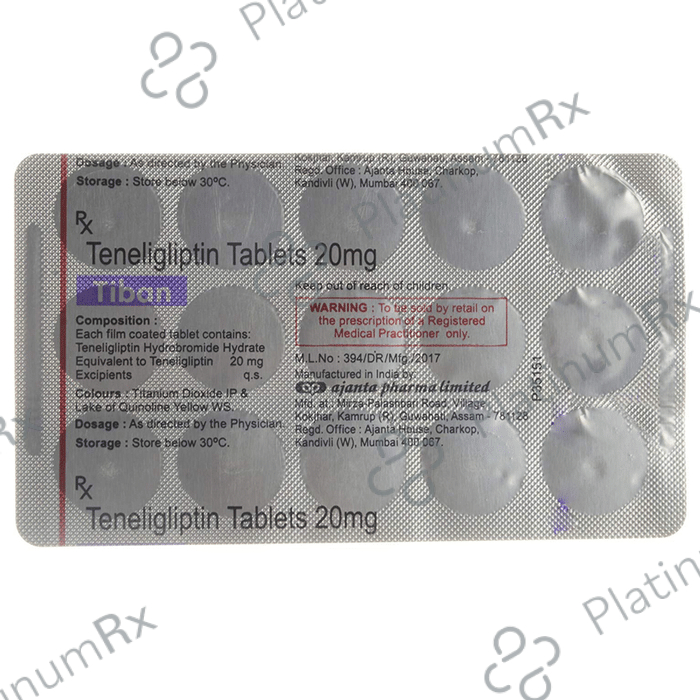 Tiban 20mg Tablet 15s