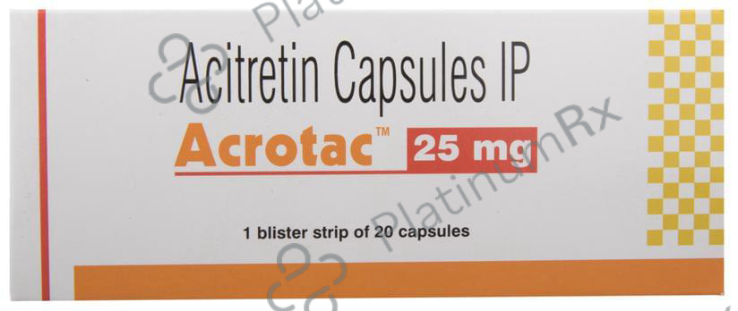 Acrotac 25mg Capsule 20s