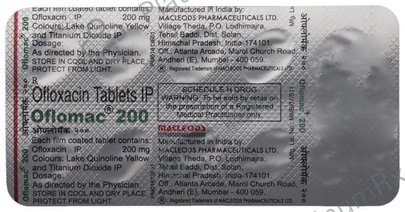 Oflomac 200mg Tablet 10s