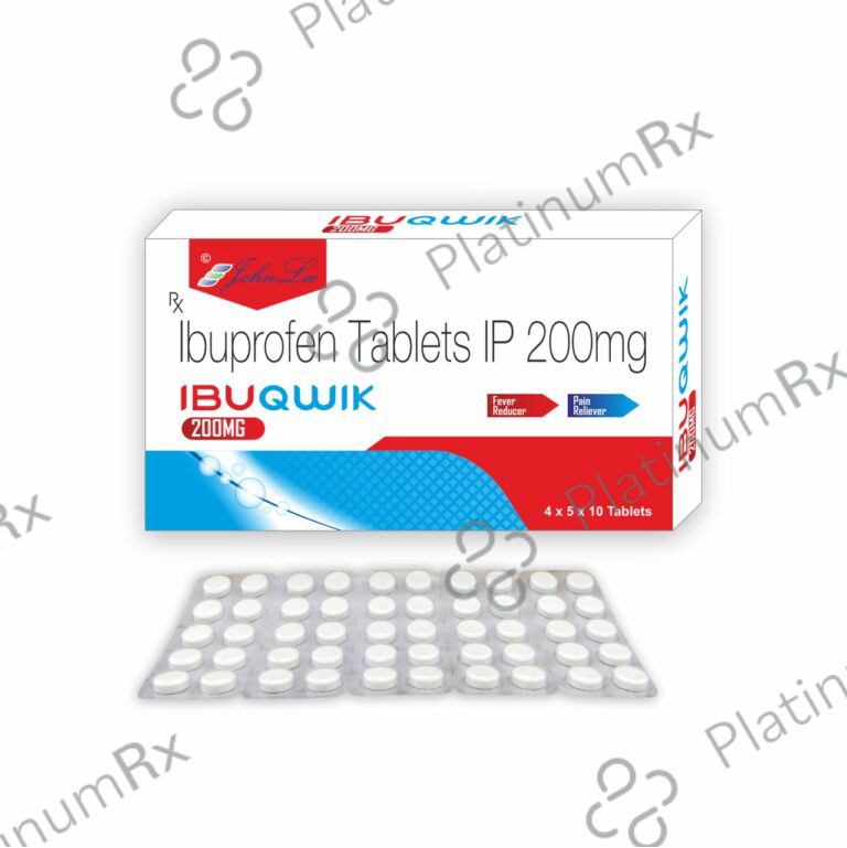 Ibuqwik 200mg Tablet 10s