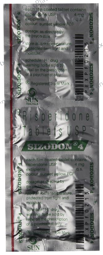 Sizodon 4mg Tablet 10s