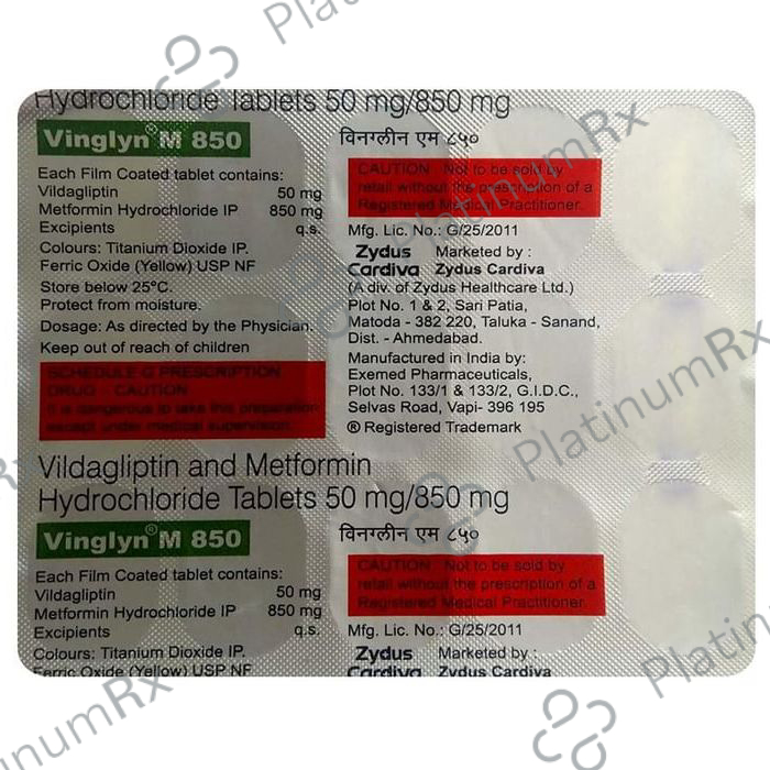 Vinglyn M 850 Tablet