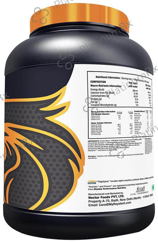 Royalent Lean Mass Gainer Mango 3 kg