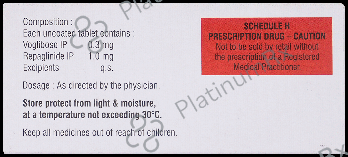 Voglimac R HD 1mg/0.3mg Tablet