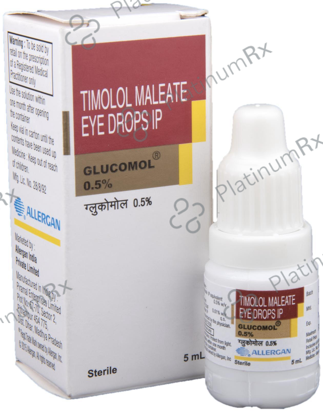 Glucomol 0.5% Eye Drop 5ml