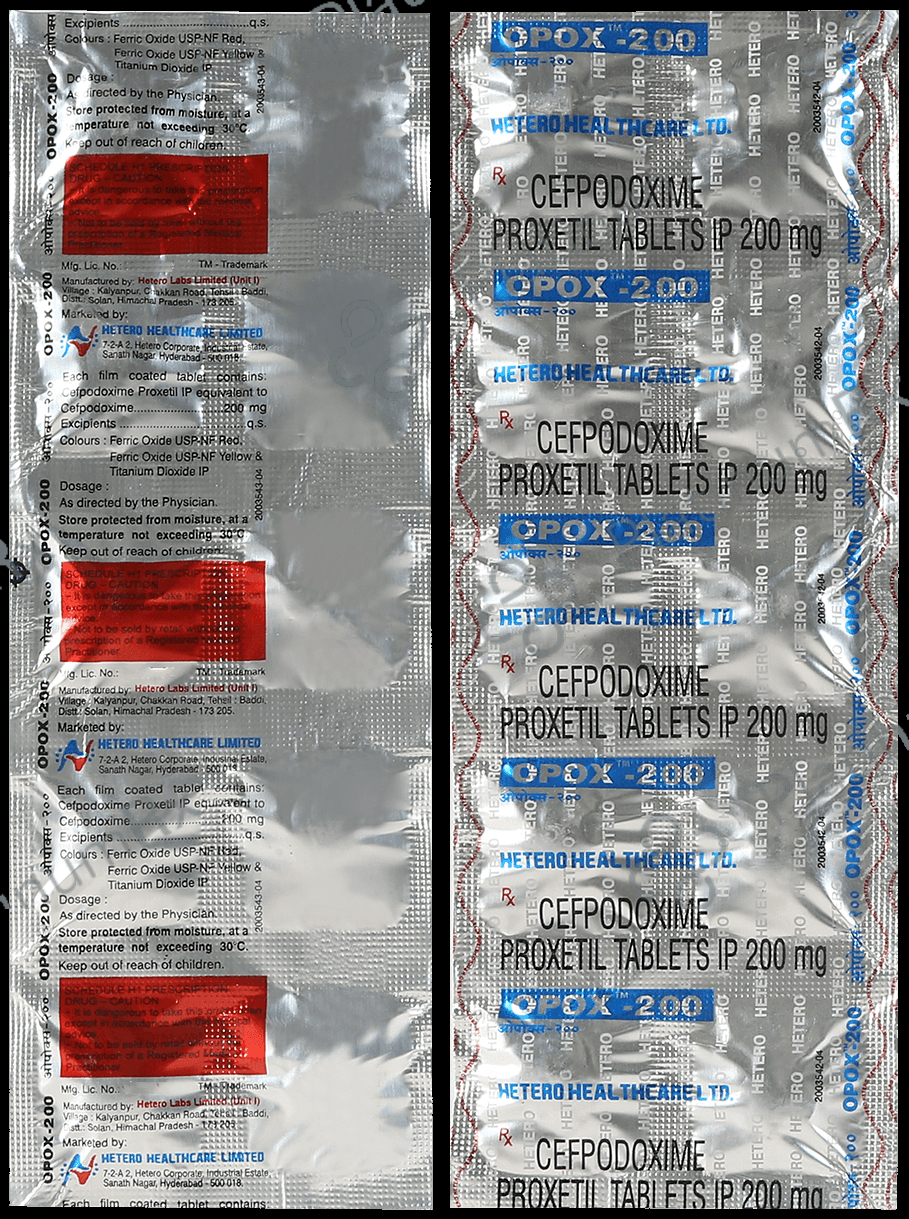 Opox 200mg Tablet 10s