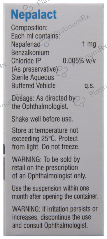 Nepalact 0.1% Eye Drop 5ml