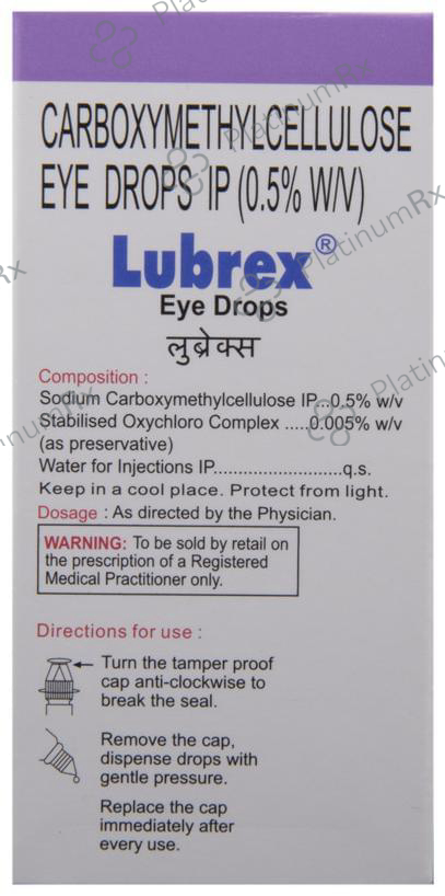 Lubrex 0.5% Eye Drop 10ml