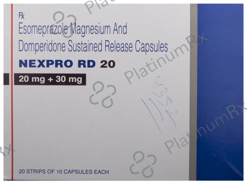 Nexpro RD 30/20mg SR Capsule 10s