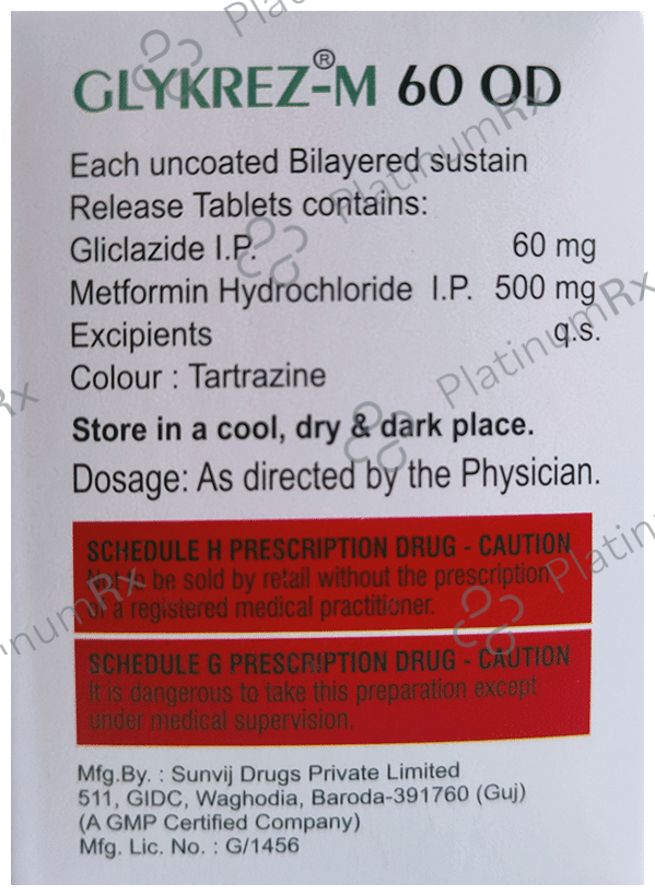 Glykrez-M 60 OD Tablet