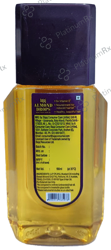 Bajaj Almond Drops Hair Oil 190 ml