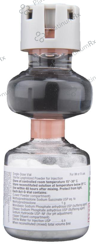 Solu Medrol 1gm Injection 8ml