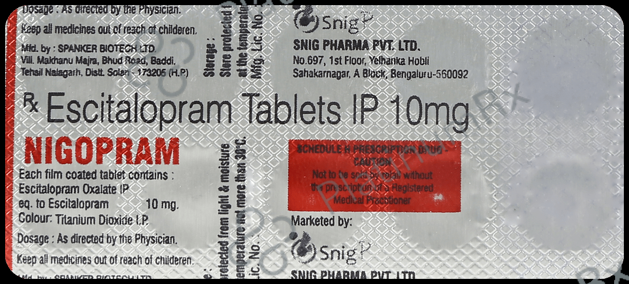 Nigopram 10mg Tablet 10s