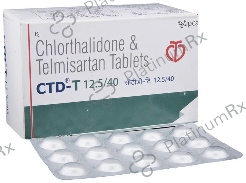 CTD T 12.5/40mg Tablet 15s